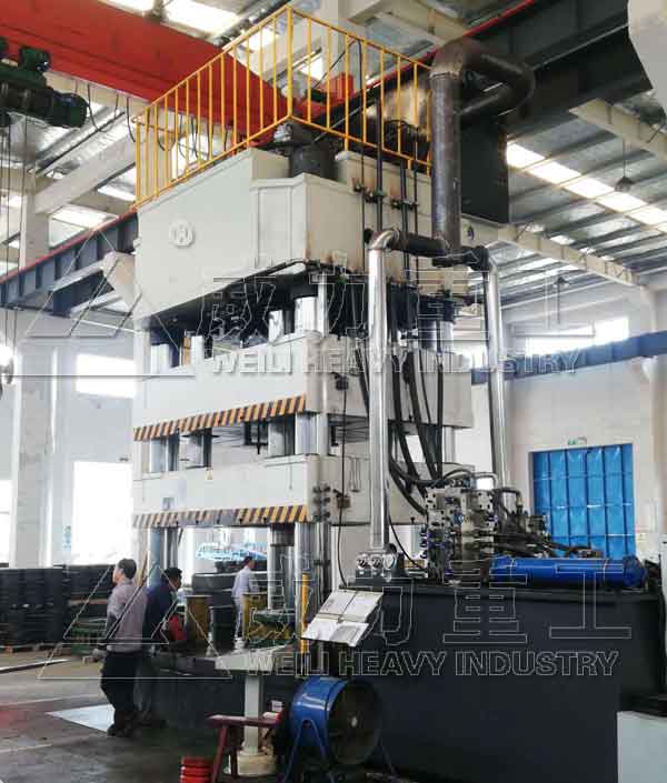 2600噸四柱液壓機(jī)_2600T薄板拉伸液壓機(jī)_2600油壓機(jī)